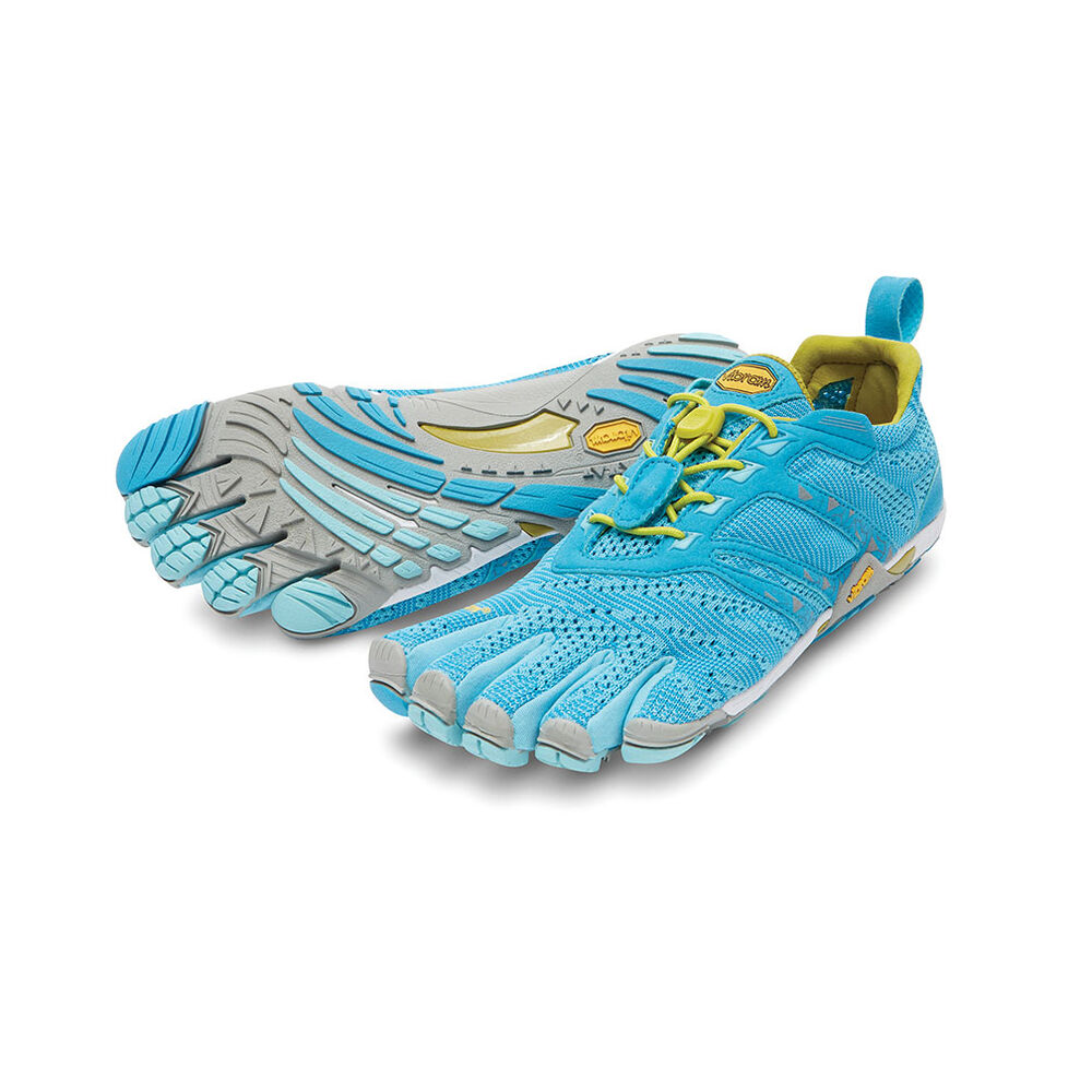 Vibram Fivefingers KMD EVO Womens Training Shoes Light Blue/Grey/Yellow Australia (XNV870261)